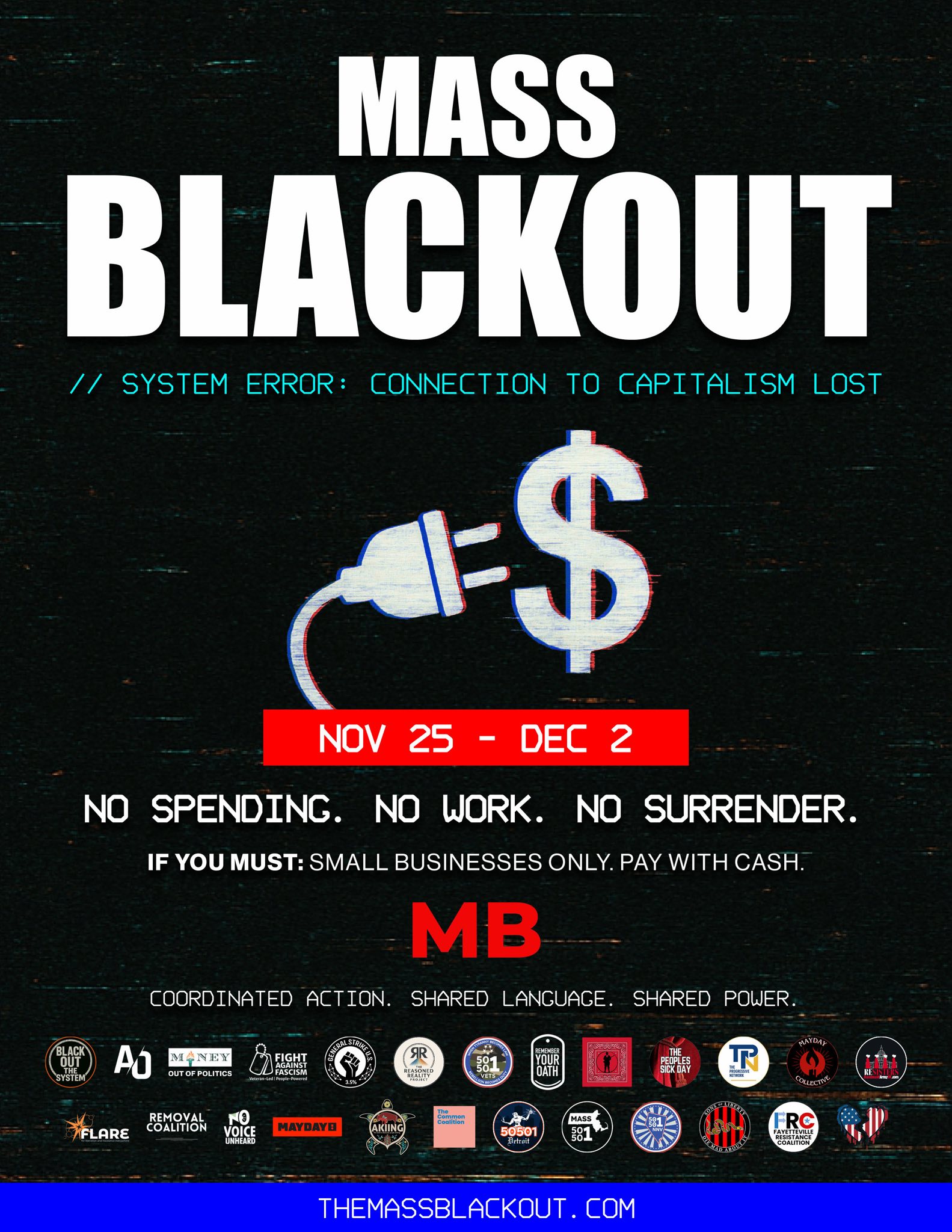 Mass Blackout Nov 25 - Dec 2
